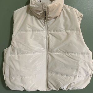 White Puffer Vest